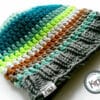 Gehaakte beanie Azul bruin