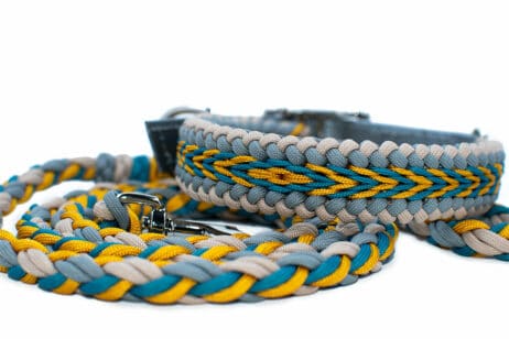 Hondenlijn en halsband "Kuekene"