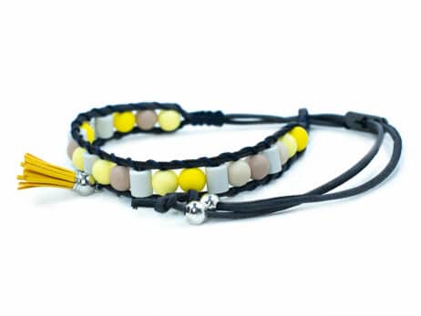 EM kralenband Geel