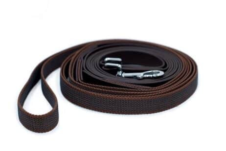 Nylon grip leidsels Donkerbruin - Image 2