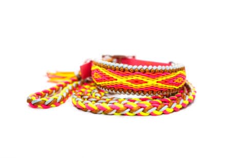 Handgemaakte halsband Hau'oli